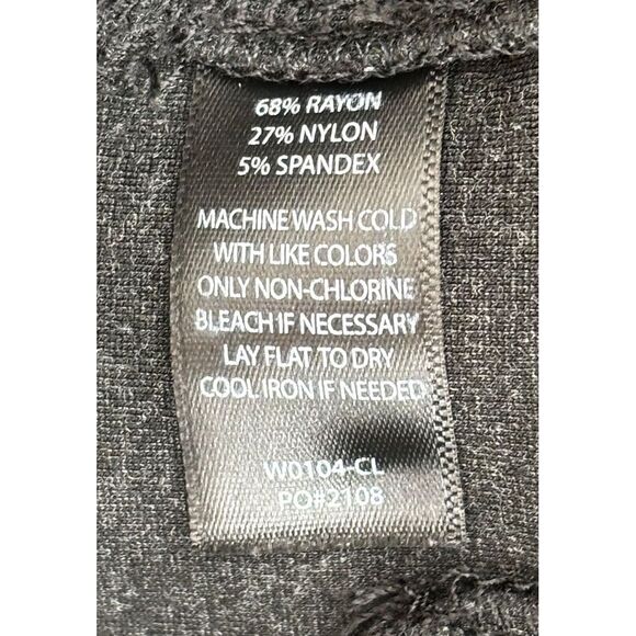 Betabrand Classic Dress Pants Size Medium Yoga Bootcut Charcoal Gray Stretch - Picture 9 of 9